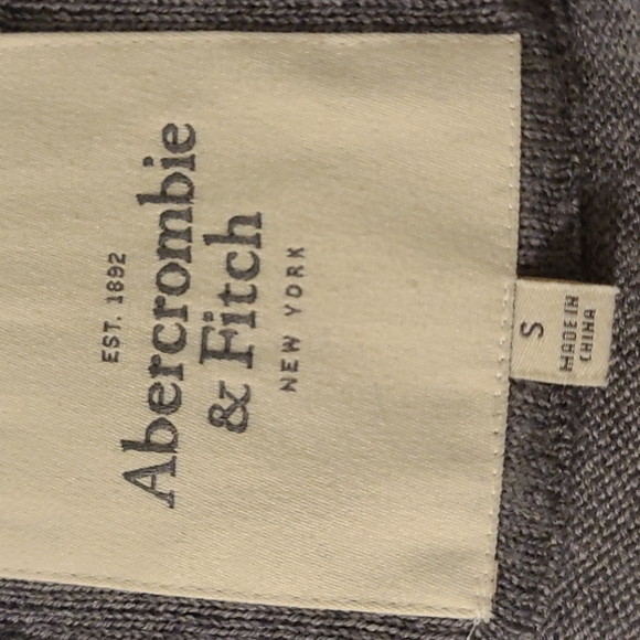 Abercrombie & Fitch sweater/top, gray, 100% wool - Picture 2 of 5
